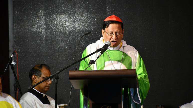 Charles Maung CardinalBo, S.D.B, Archbishop of Yangon in November 28, 2025 Great Pilgrimage of Hope khawmpi a latna siengthou aneina .