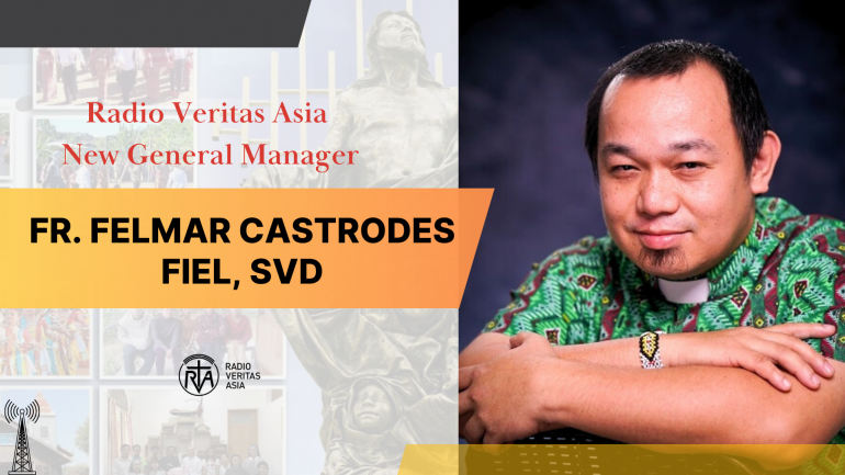 Radio Veritas Asia General Manager tha ding Fr. Felmar Castrodes Fiel, SVD