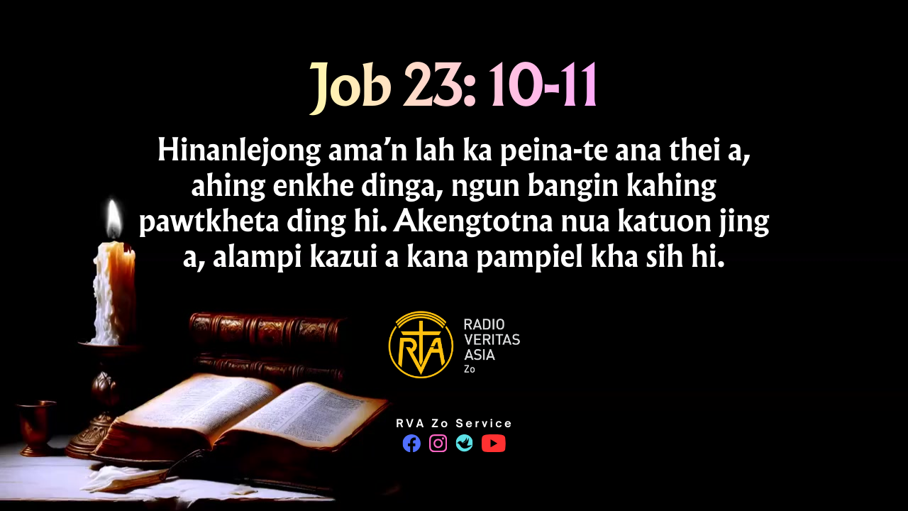 Job 23: 10-11