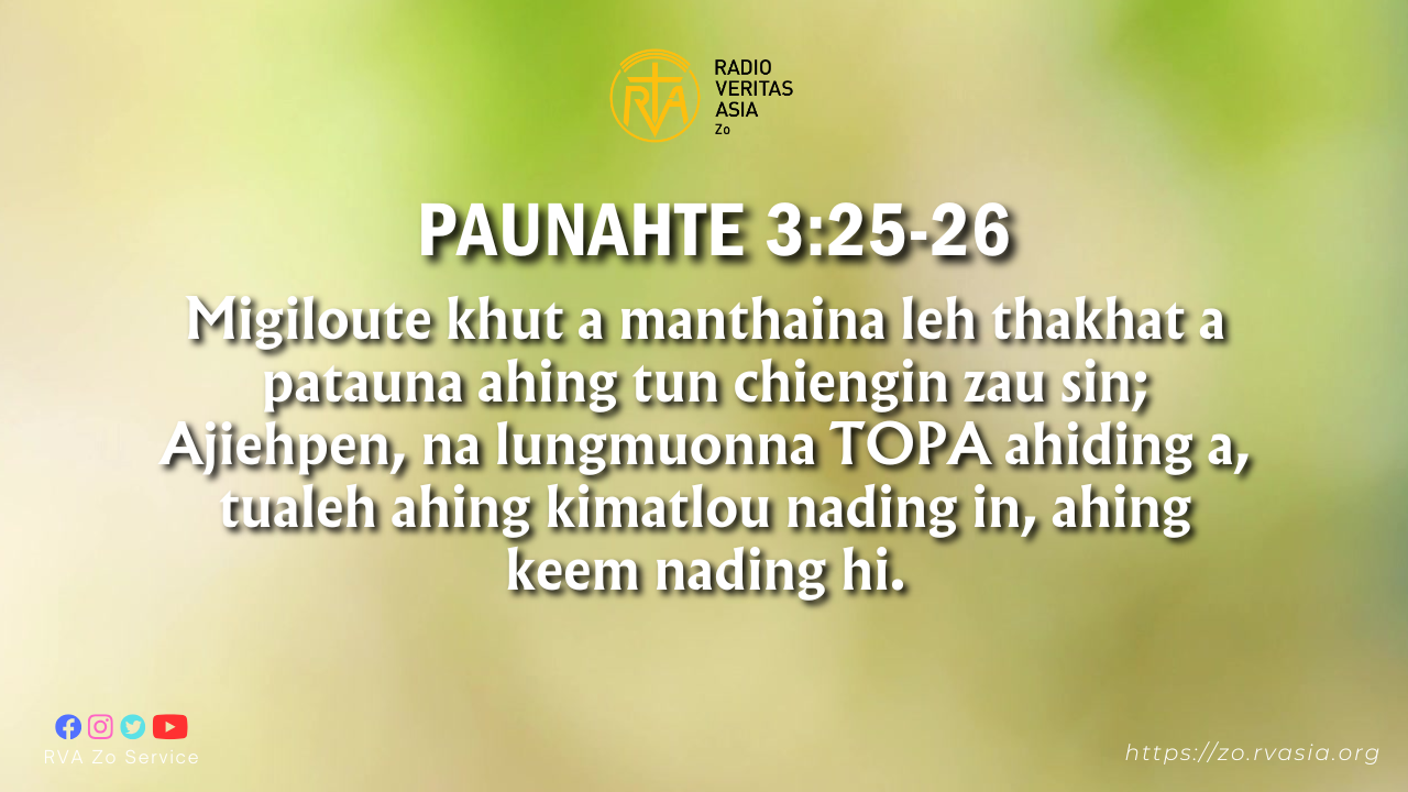 PAUNAHTE 3:25-26