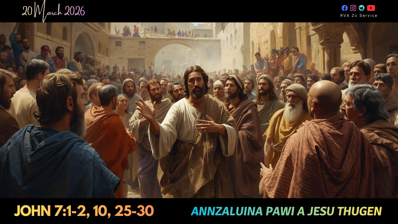 John 7:1-2, 10, 25-30