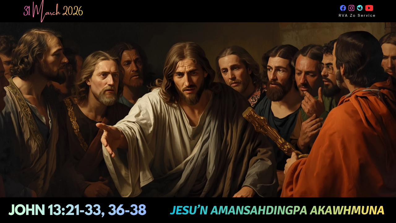 John 13:21-33, 36-38