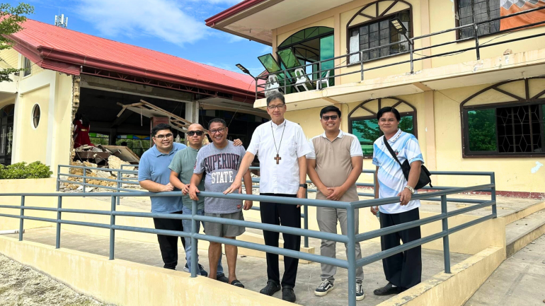 October 13, 2025 ni’n zilkiling haat mama khat in zingmawng nai khat vel in Sahlam Cebu a Bogo khuopi khatvei toh ana deng kia hi (Photo: Facebook: The Roman Catholic Archdiocese of Cebu)