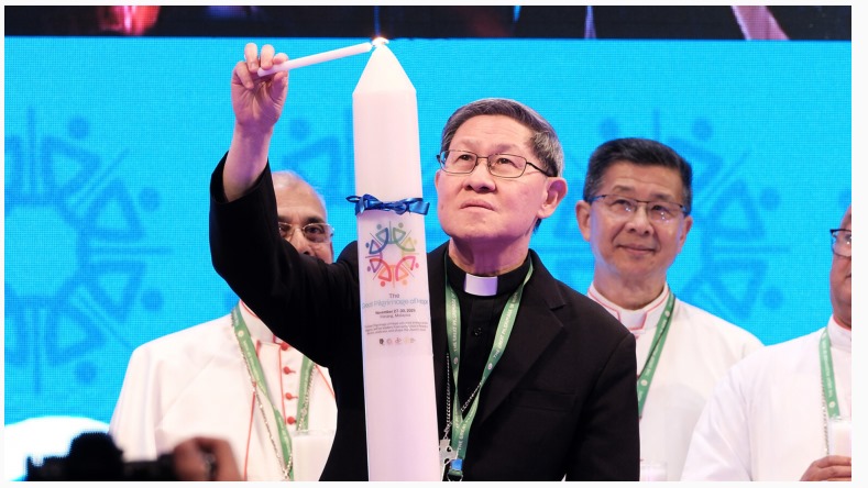 Cardinal Tagle in  Asia gam a pawlpi te ma sawnna ding hanchiem dingin hantawhna thu gen