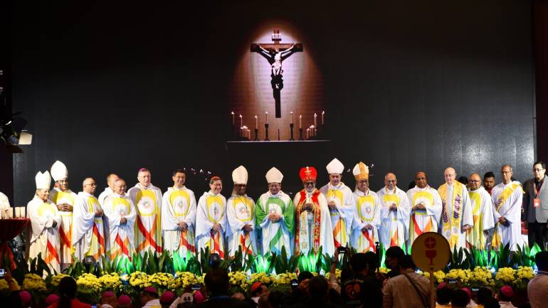 Charles Maung CardinalBo, S.D.B, Archbishop of Yangon in November 28, 2025 Great Pilgrimage of Hope khawmpi a latna siengthou aneina .